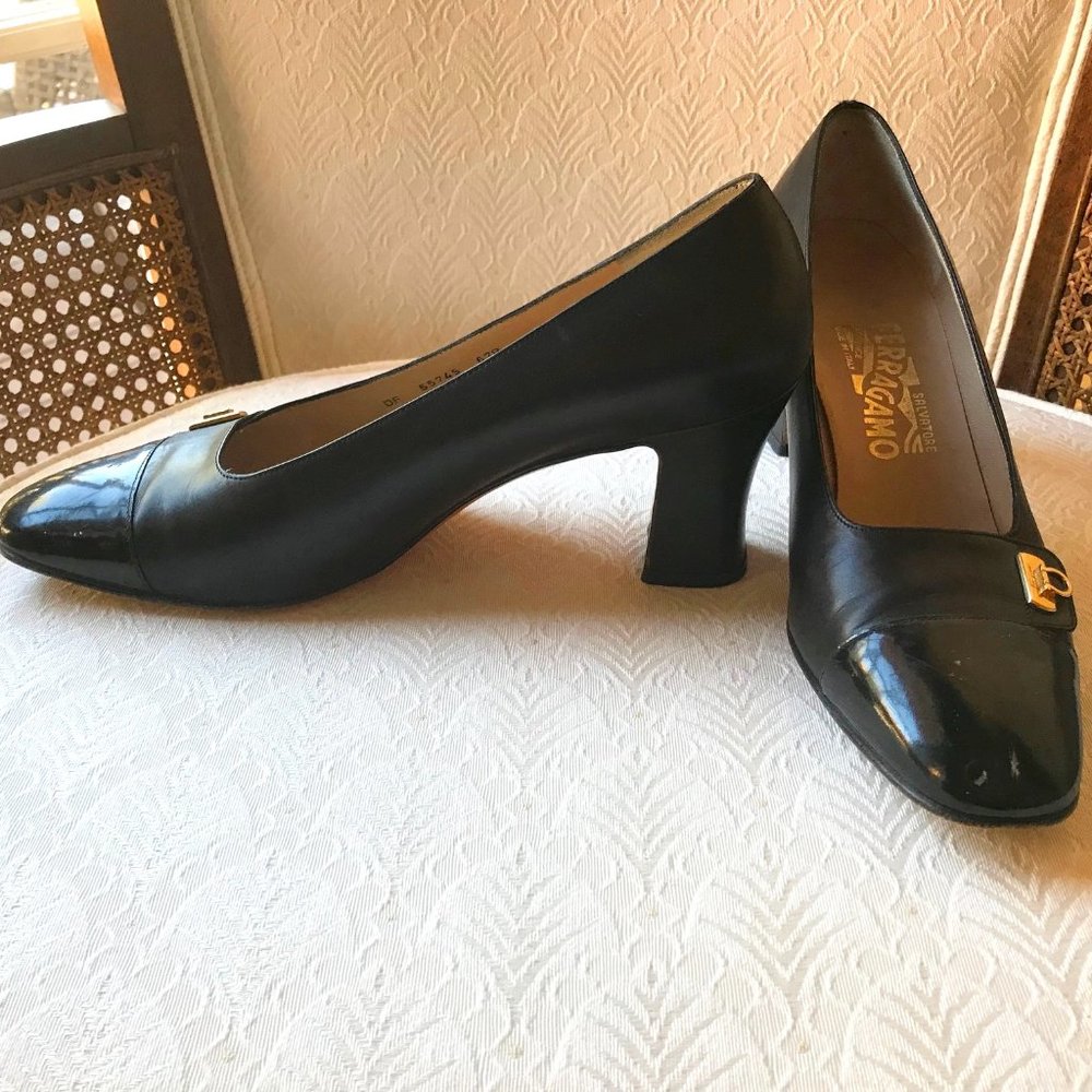 Ferragamo Heeled Loafer 9B